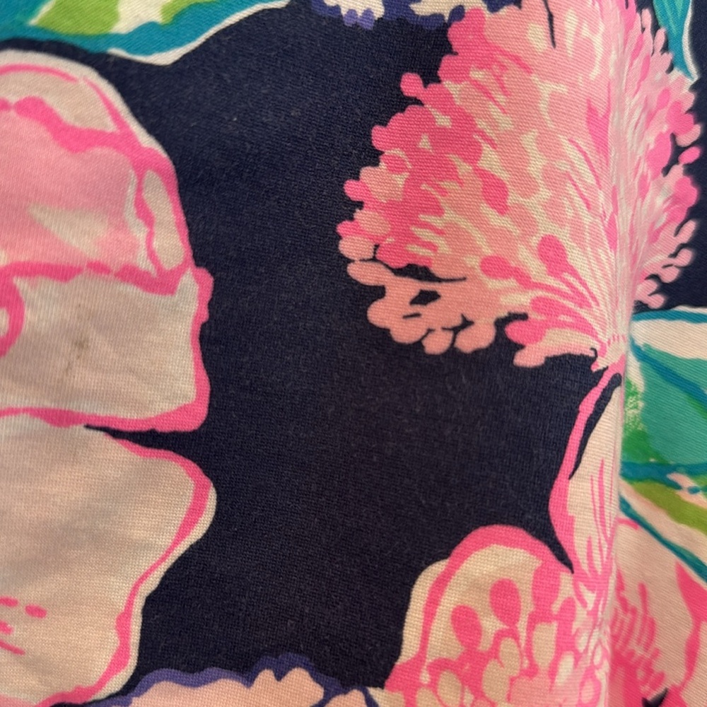Lilly Pulitzer Women’s Callahan Knit shorts high tide Floral Print size 8 - Picture 3 of 11